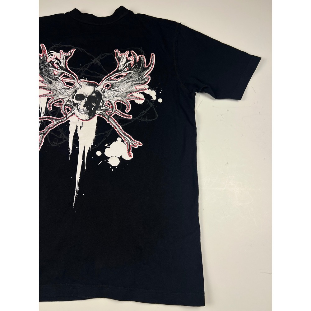 Southpole Mens Graphic T Shirt Black Skull Freedom to Live‎ Design - Medium - Picture 10 of 12